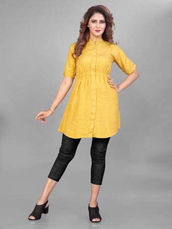 For Your Semi-Casuals, Grab This Designer Readymade Kurti In Fine Color Fabricated On Pashmina Cotton. It Is Beautified And You Can Pair This Up For A Festive Look. Buy Now.