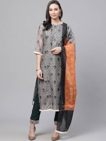 Look Pretty This Designer Long Length Suit In Lovely Color.?Its Pretty Designer Digital Printed Top Is Chanderi Based Paired With Rayon Bottom And Chanderi Fabricated Dupatta Which Gives An Attractive To The Suit.