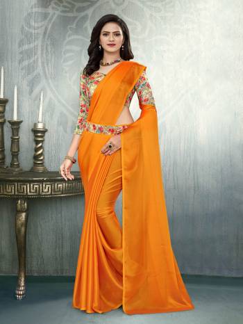 Grab This Pretty Elegant Looking Designer Saree In Fine Color Paired With Contrasting Colored Blouse. This Saree Are Black Rangoli And Blouse Are Satin Based Beautified With Digital Printed,Embroidery And Diamond Work In Blouse. Buy Now.