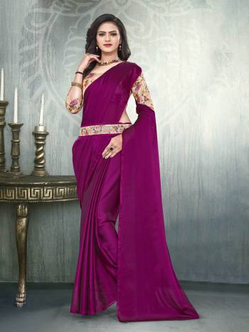 Grab This Pretty Elegant Looking Designer Saree In Fine Color Paired With Contrasting Colored Blouse. This Saree Are Black Rangoli And Blouse Are Satin Based Beautified With Digital Printed,Embroidery And Diamond Work In Blouse. Buy Now.