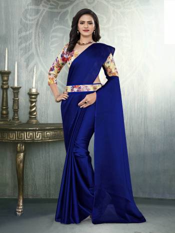 Grab This Pretty Elegant Looking Designer Saree In Fine Color Paired With Contrasting Colored Blouse. This Saree Are Black Rangoli And Blouse Are Satin Based Beautified With Digital Printed,Embroidery And Diamond Work In Blouse. Buy Now.