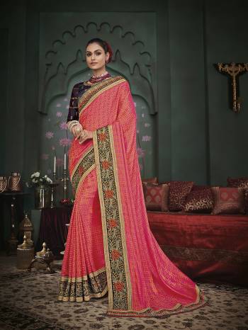 Adorn The Pretty Angelic Look Wearing This Heavy Designer Saree In Fine Color Paired With Blouse. This Saree Is Fabricated On Art Silk Paired With Art Silk Fabricated Blouse Are Heavy Designer Embroidered . Its Pretty Color Pallete Will Give An Attractive Look To Your Personality. 