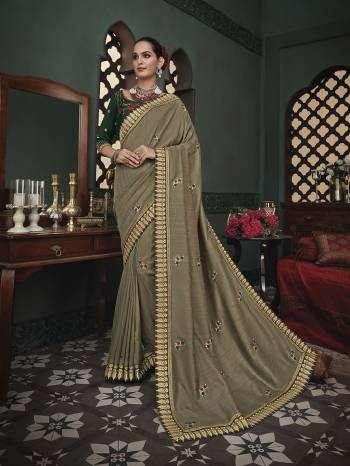 Adorn The Pretty Angelic Look Wearing This Heavy Designer Saree In Fine Color Paired With Blouse. This Saree Is Fabricated On Art Silk Paired With Art Silk Fabricated Blouse Are Heavy Designer Embroidered . Its Pretty Color Pallete Will Give An Attractive Look To Your Personality. 