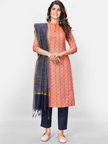 Look This Radymade Suit In Lovely Color.?Its Pretty Designer Printed Top Is Cotton Based Paired With Cotton Bottom And Cotton Fabricated Dupatta Which Gives An Attractive To The Suit.