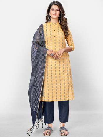 Look This Radymade Suit In Lovely Color.?Its Pretty Designer Printed Top Is Cotton Based Paired With Cotton Bottom And Cotton Fabricated Dupatta Which Gives An Attractive To The Suit.