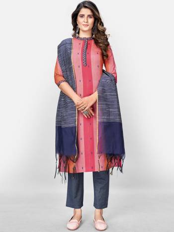 Look This Radymade Suit In Lovely Color.?Its Pretty Designer Printed Top Is Cotton Based Paired With Cotton Bottom And Cotton Fabricated Dupatta Which Gives An Attractive To The Suit.