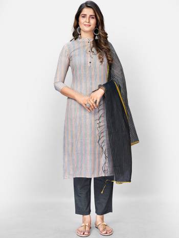 Look This Radymade Suit In Lovely Color.?Its Pretty Designer Printed Top Is Cotton Based Paired With Cotton Bottom And Cotton Fabricated Dupatta Which Gives An Attractive To The Suit.