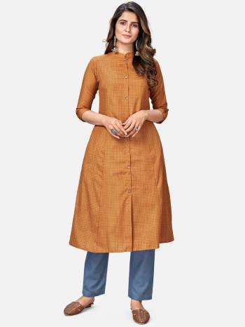 Grab This Designer Readymade Long Kurti In Fine Color Fabricated On Cotton. It Is Beautified With Designer Printed And You Can Pair This For A Festive Look. Buy Now.