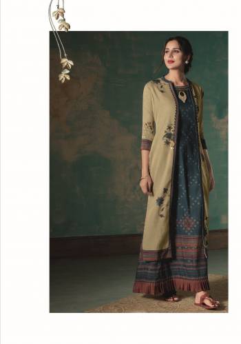 Look Your Rich And Elegant Taste Wearing This Designer Readymade Long Gown With Jacket In English Color. This  Pretty Gown And Jacket Is Fabricated On Blend Cotton Beautified Designer Printed. Its Fabric Is Soft Towards Skin And Easy To Carry All Day Long. 