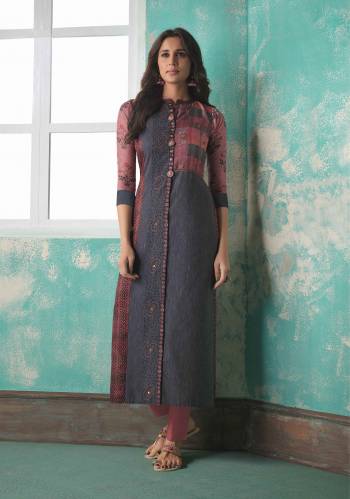 Attrective Look This Designer Readymade Kurti In Fine Color Fabricated On Rayon Silk. It Is Beautified With Designer Printed. For A Festive And Partywear Designer Kurti. Buy Now.