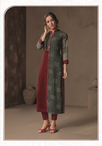 Attrective Look This Designer Readymade Kurti In Fine Color Fabricated On Blend Cotton. It Is Beautified With Designer Printed. For A Festive And Partywear Designer Kurti. Buy Now.