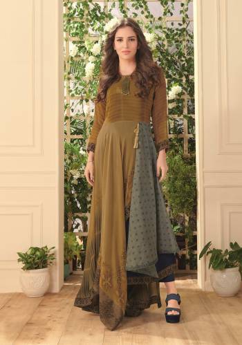 Attrective Look This Designer Readymade Long Kurti In Fine Color Fabricated On Cotton Silk. It Is Beautified With Designer Printed. For A Festive And Partywear Designer Long Kurti. Buy Now.