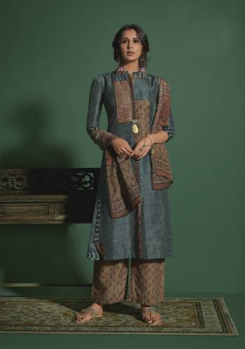 Get Ready For The Upcoming Festive And Wedding Season With This Radymade Designer Plazzo Suits In Fine Color Paired With Dupatta. Its Designer Printed Top Bottom And Dupatta Is Fabricated On Rayon Silk Paired. It Is Light Weight And Easy To Carry Throughtout The Gala. Buy this Suit Now.