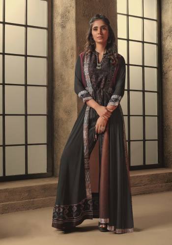 Attrective Looking For The Upcoming Festive And Wedding Season With This Radymade Designer Short Top Plazzo With Jacket Suits In Fine Color. Its Designer Printed Top Bottom And Jacket Is Fabricated On Cotton Silk Paired. It Is Light Weight And Easy To Carry Throughtout The Gala. Buy this Suit Now.