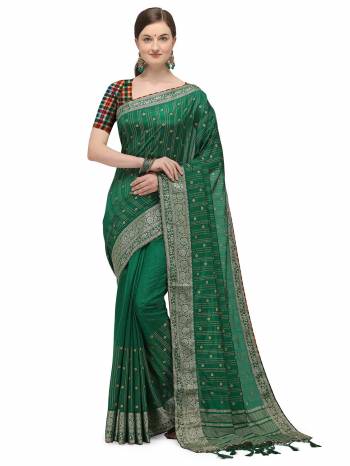 Grab This Pretty Elegant Looking Designer Saree In Fine Color Paired With Multy Colored Blouse. This Saree And Blouse Are Nylon Silk Based Beautified With Wevon Designer With Table And Digital Printed. Buy Now.