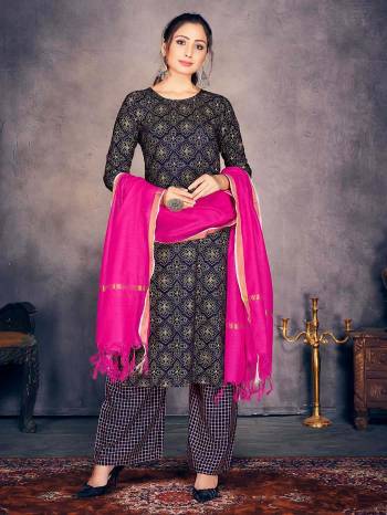 Garb This Designer Redymade Suit In Fine Light Color Paired With Dupatta. Its Designer Printed Top Is Fabricated On Rayon Paired With Rayon Bottom And Wevon Designer Art Silk Dupatta. Buy this Suit Now.