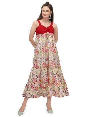 Attrective Look This Readymade Stylist Long Kurti In Fine Color Fabricated On Linen Satin Beautified With Designer Printed. It Is Light In Weight And Easy To Carry All Day Long. 