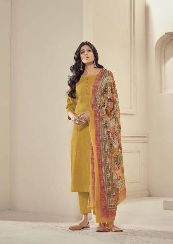 Garb This Designer Redymade Suit In Fine Color Paired With Dupatta. Its Designer Sequance Embroidery Top Is Fabricated On Jam Cotton Paired With Jam Cotton Bottom And Designer Digital Printed Muslin Dupatta. Buy this Suit Now.