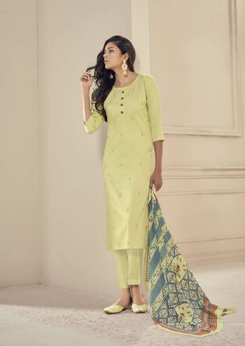 Garb This Designer Redymade Suit In Fine Color Paired With Dupatta. Its Designer Sequance Embroidery Top Is Fabricated On Jam Cotton Paired With Jam Cotton Bottom And Designer Digital Printed Muslin Dupatta. Buy this Suit Now.