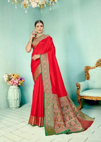 Look Attractive Wearing This Two Tone Colored Saree Paired With Contrasted Colored Blouse.  This Heavy Designer Wevon Kashmiri Work Saree Is Soft Two Tone Silk Based Which Gives A Rich Look To Your Personality. Buy This Pretty Saree Now.