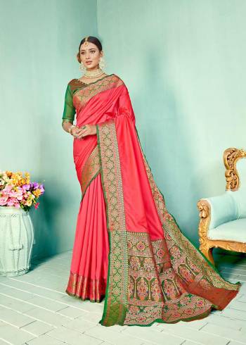 Look Attractive Wearing This Two Tone Colored Saree Paired With Contrasted Colored Blouse.  This Heavy Designer Wevon Kashmiri Work Saree Is Soft Two Tone Silk Based Which Gives A Rich Look To Your Personality. Buy This Pretty Saree Now.