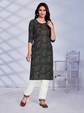 Attrective Look Collection This Designer Redymade Suit In Lovely Color Paired. Its Printed Top Is Rayon Are Bandhej Printed And Bottom Are Cotton Fabric Are Designer Embroidery Work . Buy this Suit Now.