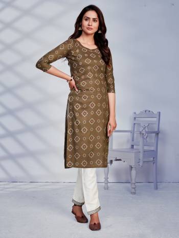 Attrective Look Collection This Designer Redymade Suit In Lovely Color Paired. Its Printed Top Is Rayon Are Bandhej Printed And Bottom Are Cotton Fabric Are Designer Embroidery Work . Buy this Suit Now.