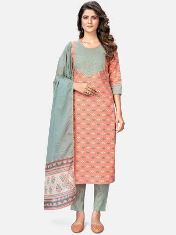 Attrective Summer Collection This Designer Redymade Suit In Fine Color Paired. Its Printed Top And Bottom Are Cotton Fabric With Designer Printed With Gota Patti Work . Buy this Suit Now.