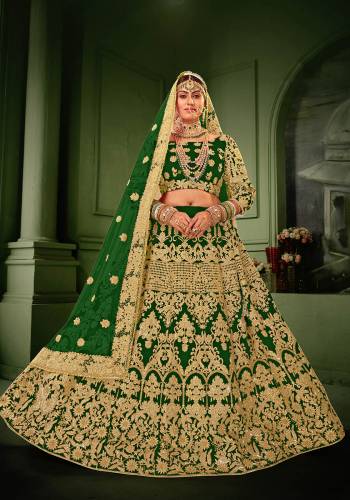 Garb This Heavy Designer Lehenga Choli In All Over Color. This Heavy Dori Embroidery And  Lehenga Choli Is Velvet Based Paired With Art Silk Fabricated Dupatta, It Is Beautified With Lovely Attractive Look.