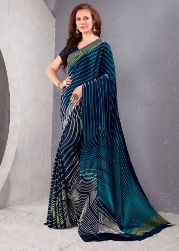 Garb This Party Wear Saree Are Fine Saree Paired With Matching Blouse.This Heavy Designer Printed Saree Is Crepe Silk Based And Blouse Are Crepe Silk Fabric. Which Gives A Rich Look To Your Personality. Buy This Pretty Saree Now.