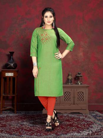 Grab This Designer Readymade Long Kurti In Color Fabricated On Rayon. It Is Beautified With Designer Hand Work And You Can Pair This Up For A Festive Look. Buy Now.