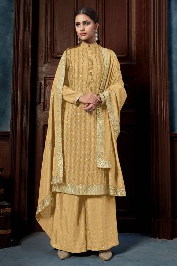 Look Pretty This Designer Long Length Suit In Lovely Dusty Color.?Its Pretty Heavy Designer Sequance Embroidred,Hand Work Top Is Chinon Based Paired With Chinon Bottom And Chinon Fabricated Dupatta Which Gives An Attractive To The Suit.