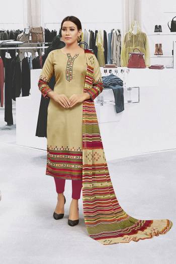 Get Ready For This Designer Suit In Fine Color Paired With Dupatta. Its Designer Printed Top Is Fabricated On Manipuri Cotton Paired With Manipuri Cotton Bottom And Manipuri Cotton Fabricated Dupatta With Printed. Buy this Suit Now.