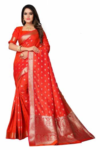 Adorn The Pretty Angelic Look Wearing This Wevon Designer Saree In Fine Color Paired With Blouse. This Saree Is Fabricated On Lichi Silk Paired With Blouse. Its Pretty Color Pallete Will Give An Attractive Look To Your Personality. 