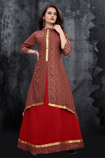 This Designer Readymade Long Gown In Fine Color. This  Pretty Gown Is Fabricated On Maslin Beautified With Designer Printed. Its Fabric Is Soft Towards Skin And Easy To Carry All Day Long. 