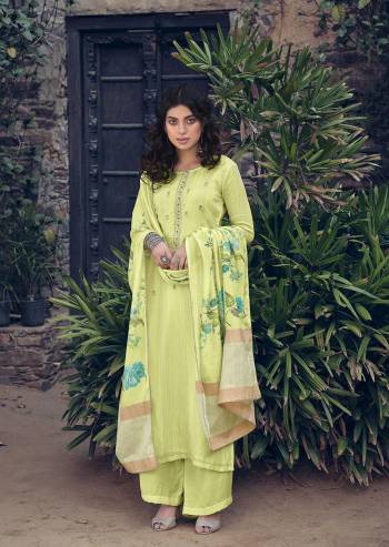 Look Pretty This Designer Long Length Suit In Lovely Light Color.?Its Pretty Heavy Wevon Jari Linnig And Hand Work Top Is Maslin Based Paired With Santoon Bottom And Maslin Jacquard Fabricated Digital Printed Dupatta Which Gives An Attractive To The Suit.