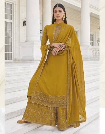 Attrective This Designer Long Length Suit In Lovely Fine Color.?Its Pretty Heavy Designer Embroidred Work Top Is Georgette Based Paired With Georgette Bottom And Georgette Fabricated Printed Dupatta Which Gives An Attractive To The Suit.