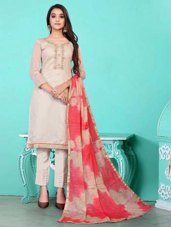 Look Pretty This Designer Long Length Suit In Lovely Fine Color.?Its Heavy Designer Hand Embroidred Work Top Is Modal Chanderi Based Paired With Santoon Bottom And Banarasi Silk Fabricated Dupatta Which Gives An Attractive To The Suit.