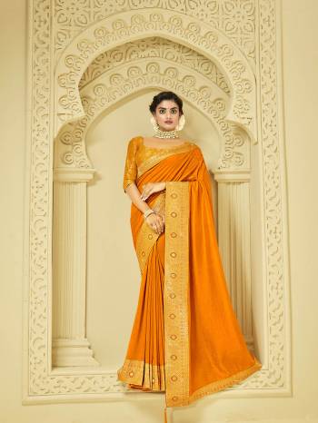  This Pretty Look Wearing This Designer Weaving Jacquard And Diamond Work Lase Saree In Fine Color Paired With Blouse. This Saree Is Fabricated On Vichitra Silk With  Blouse Are Art Silk Jacquard Fabric.