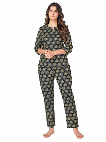 Look Attrective Summer Collection This Designer Redymade Dress In Fine Color Paired. Its Designer Printed Top,Bottom Are Cotton Fabric. Buy this Suit Now.