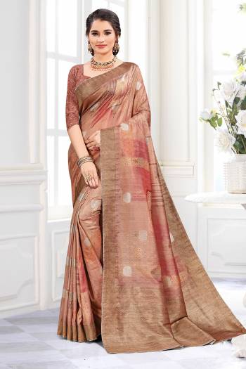 Looking This Party Wear Saree Are English Color Saree Paired With Contrased Blouse.This Wevon Film Jari Border Designer And Digital Printed Saree Is Poly Viscose And Blouse Are Art Silk Fabric. Which Gives A Rich Look To Your Personality. Buy This Pretty Saree Now.