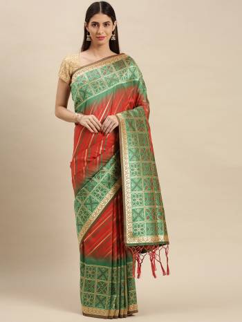 Look Attractive Wearing This Partywear Saree Are Fine Saree Paired With Blouse.  This Heavy Designer Weaving Work Saree And Blouse Are Banarasi Silk Based Fabric. Buy This Pretty Saree Now.