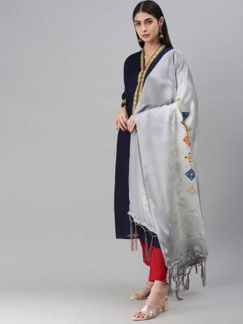 Enhance The Look Of Your Gown, Lehenga Or Even Kurti With This Pretty Designer Printed Chinon Fabricated Dupatta. You Can Pair This Up Same Or Contrasting Colored Attire. Buy Now.