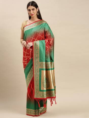 Garb This Partywear Saree Are Fine Saree Paired With Blouse.  This Heavy Designer Weaving Work Saree And Blouse Are Banarasi Silk Based Fabric. Buy This Pretty Saree Now.