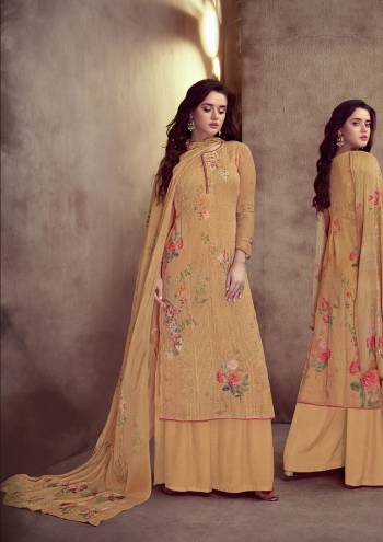 Look Pretty This Designer Long Length Suit In Lovely Light Color.?Its Pretty Designer Digital Printed And Embroidery Work Top Is Maslin Paired With Santoon Bottom And Silk Fabricated Dupatta Which Gives An Attractive To The Suit.