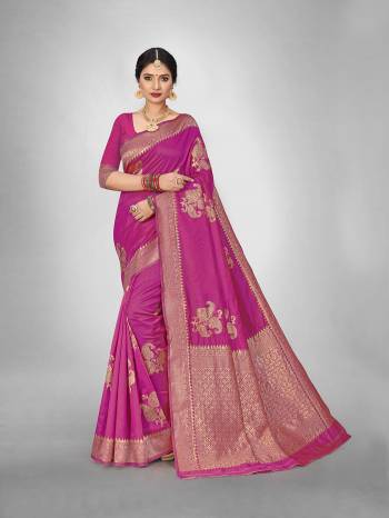 Attractive Wearing This Fine Colored Saree Paired With Blouse.This Heavy Designer Wevon Saree Is Art Silk Based And Blouse Which Gives A Rich Look To Your Personality. Buy This Pretty Saree Now.