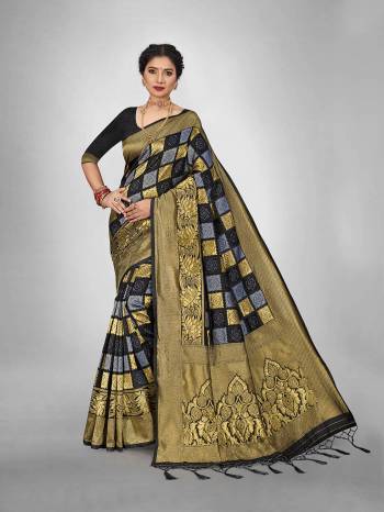  This Fine Colored Saree Paired With Blouse.This Heavy Designer Wevon Saree Is Art  Silk Based And Blouse Which Gives A Rich Look To Your Personality. Buy This Pretty Saree Now.