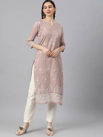 Attrective This Designer Readymade Kurti Bottom In Fine Color Fabricated On Cotton. It Is Beautified With Designer Thread Embroidery Work And You Can Pair This Up For A Stylist Look. Buy Now.