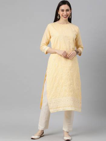 Attrective This Designer Readymade Kurti Bottom In Fine Color Fabricated On Cotton. It Is Beautified With Designer Thread Embroidery Work And You Can Pair This Up For A Stylist Look. Buy Now.