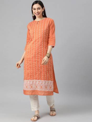 Attrective This Designer Readymade Kurti Bottom In Fine Color Fabricated On Cotton. It Is Beautified With Designer Thread Embroidery Work And You Can Pair This Up For A Stylist Look. Buy Now.